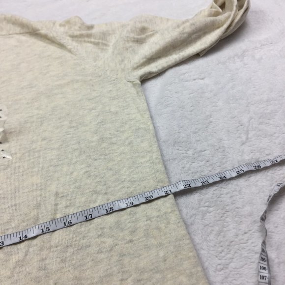 NWT Gap Cardigan Sweater Size XL Womans Beige Cotton Blend V-Neck Long Sleeve - Picture 14 of 16